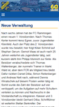 Mobile Screenshot of fc-rammingen.de
